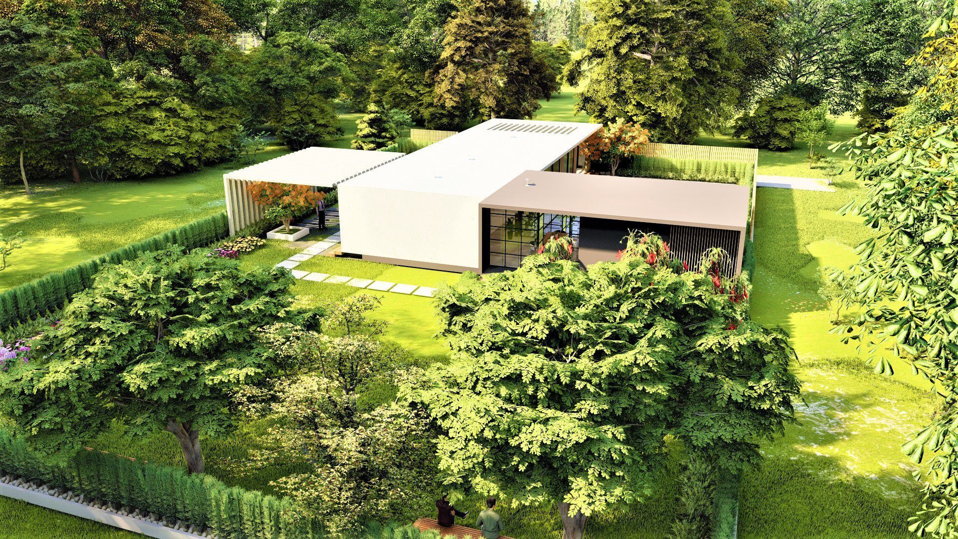 A rare minimalist concept for farm house in a quiet location Hubli- North karnataka